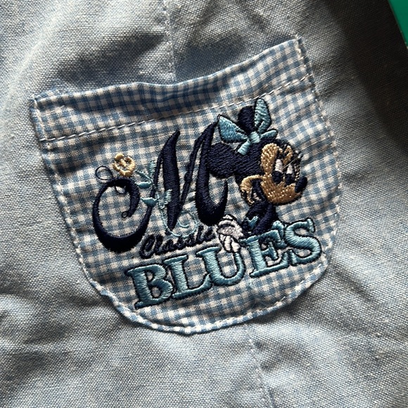 RARE Vintage Minnie Mouse Classic Blues Dress with purse NWT 12 months - Picture 4 of 6